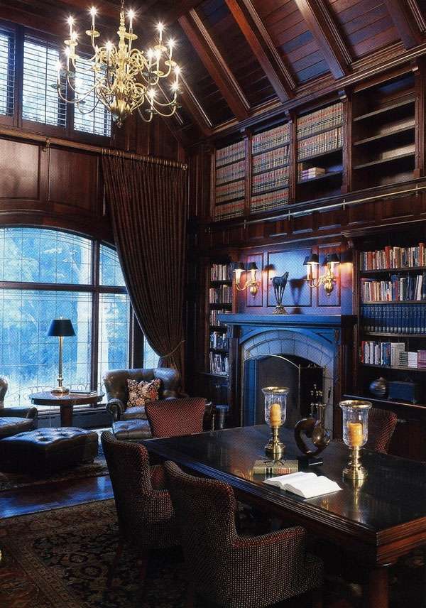 superbe meuble bibliothèque de style baroque