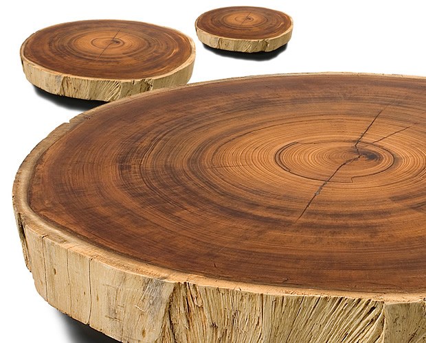 table basse en bois design salon moderne aménagement