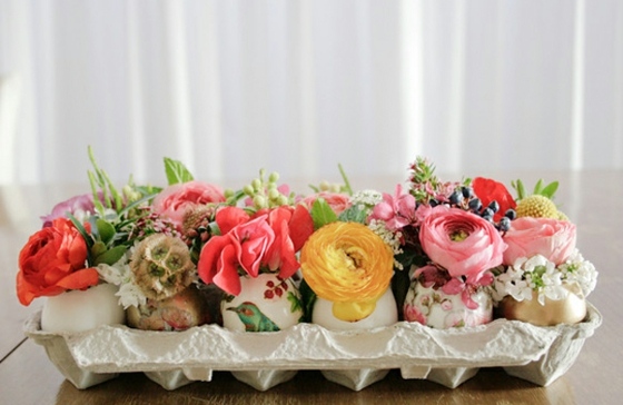 centre table paques floral
