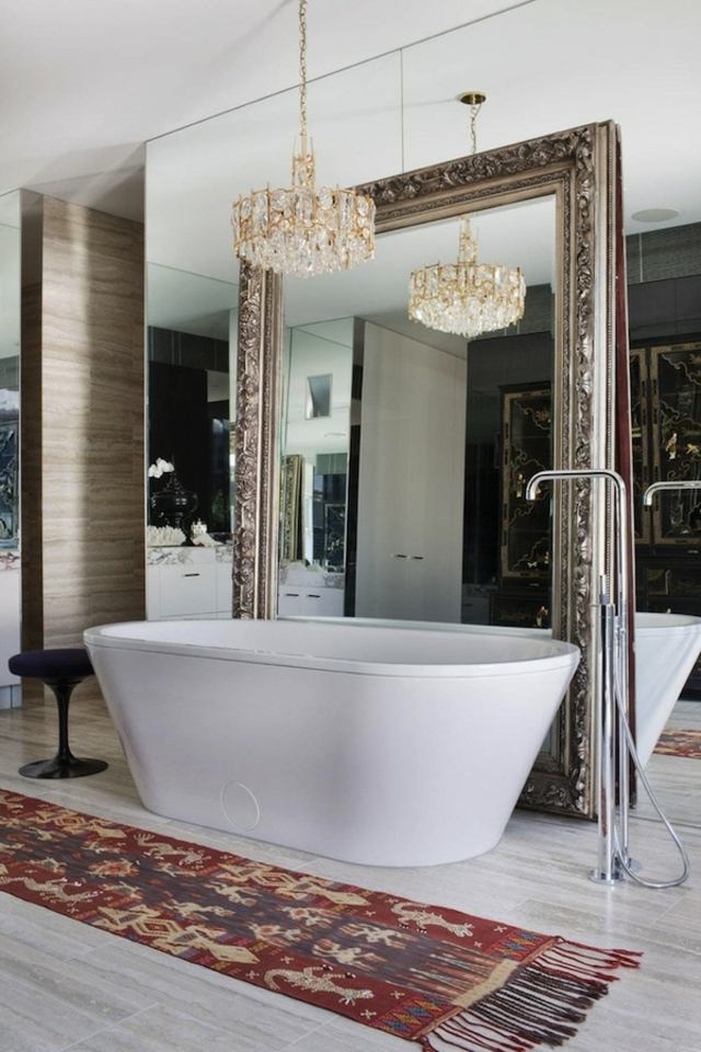 miroir salle bain luxe