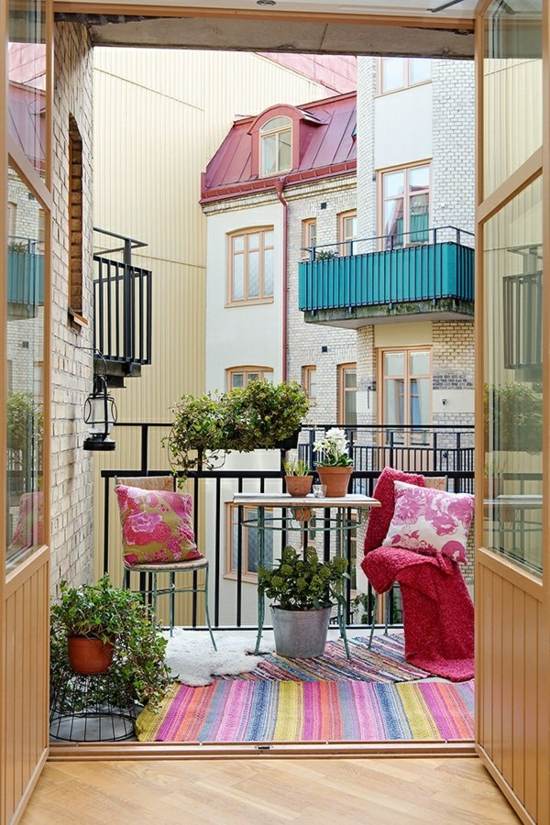 petit balcon design scandinave