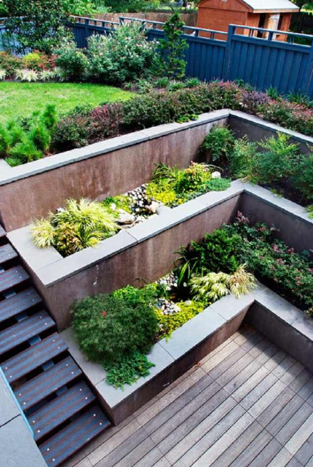 jardin terrasses moderne design