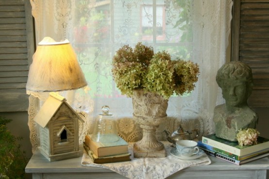 lampadaire livres vase original