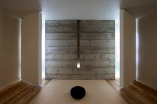 zoom salle meditation minimaliste
