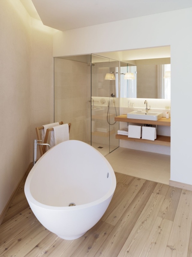 baignoire-douche-idée-originale-forme-ovale-salle-bains