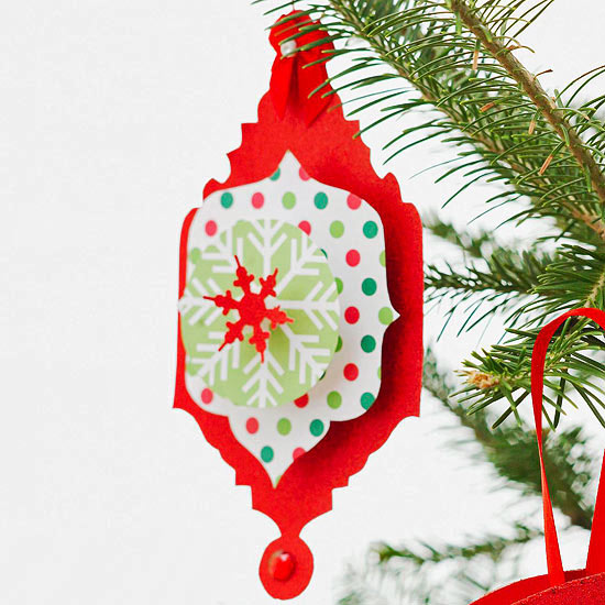 bricolage avec du papier décoration sapin Noël 3D