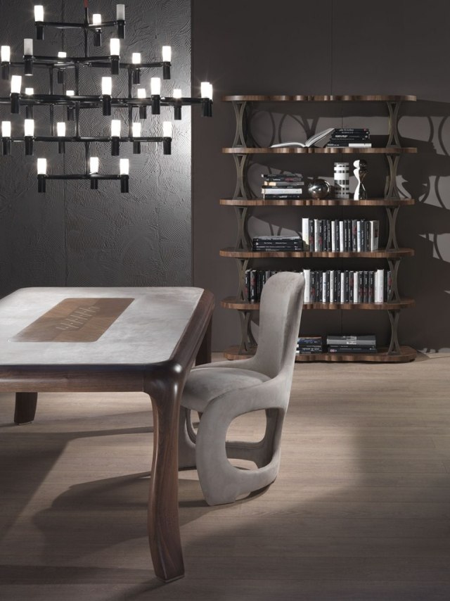 chaises-design-VENERE-Carpanelli-gris-clair-élégant-salle-manger chaises design