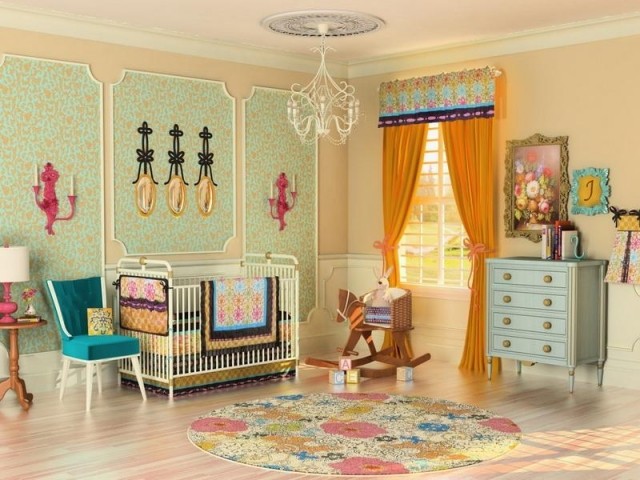 chambre-bébé-mixte-plusieurs-couleurs