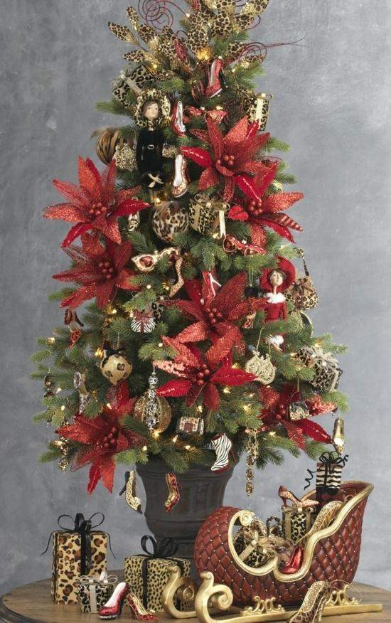 choisir-sapin-Noël-étoiles-Noel-rouges-décoratives-ornements-sapi-boîtes-cadeaux choisir sapin de Noël