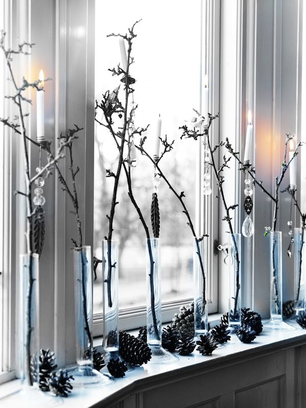 déco-Noël-originale-branches-vases-cônes