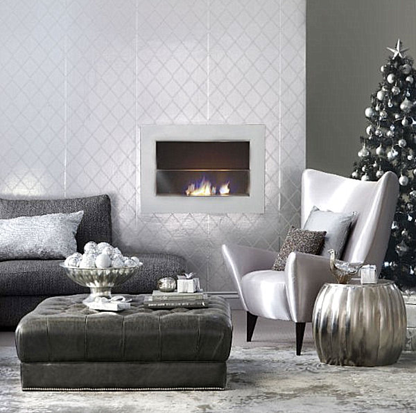 décoration-Noël-originale-argent-gris-blanc
