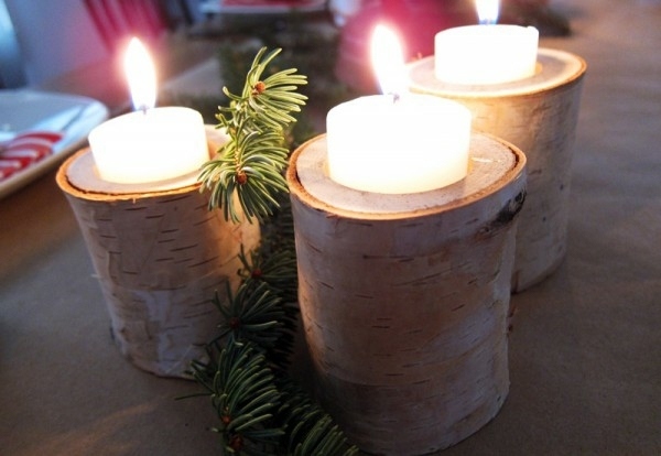 décoration-de-Noël-idée-originale-bougies-branches-sapin