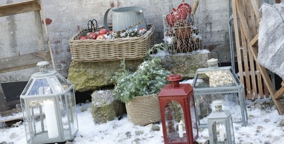 décoration-de-Noël-idée-originale-extérieur-lanternes-jardin