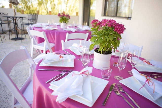décoration-de-table-hiver-idées-serviettes-blanche