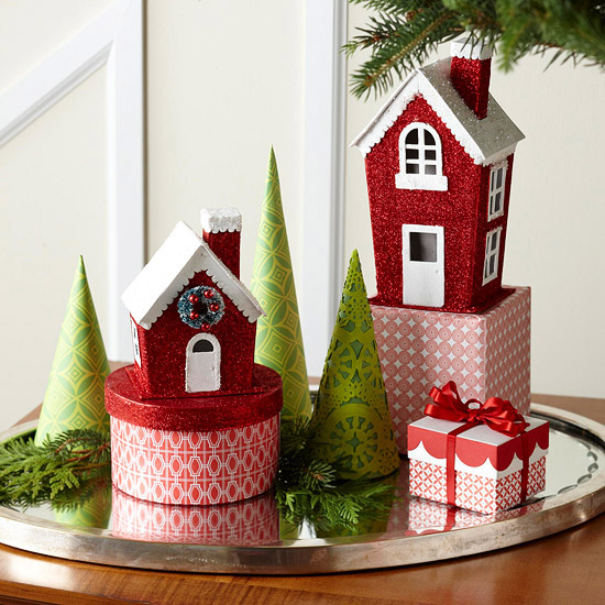 décorer-appartement-Noël-ornements-papier