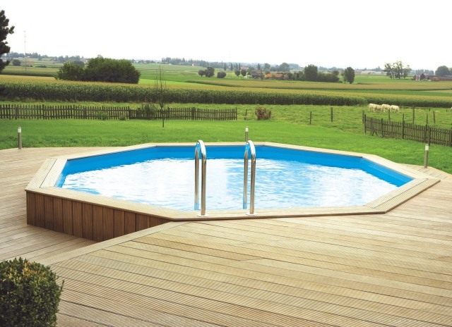 piscine-hors-sol-bois-ronde-terrasse-bois piscine hors sol bois