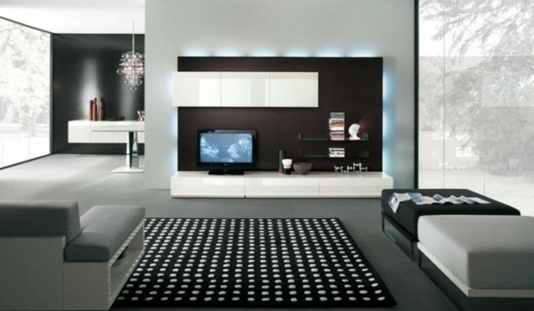 salon meuble tv elegant