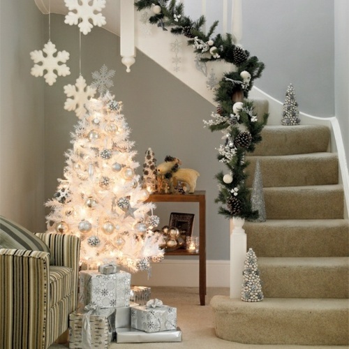 deco chaleureuse escalier Noel