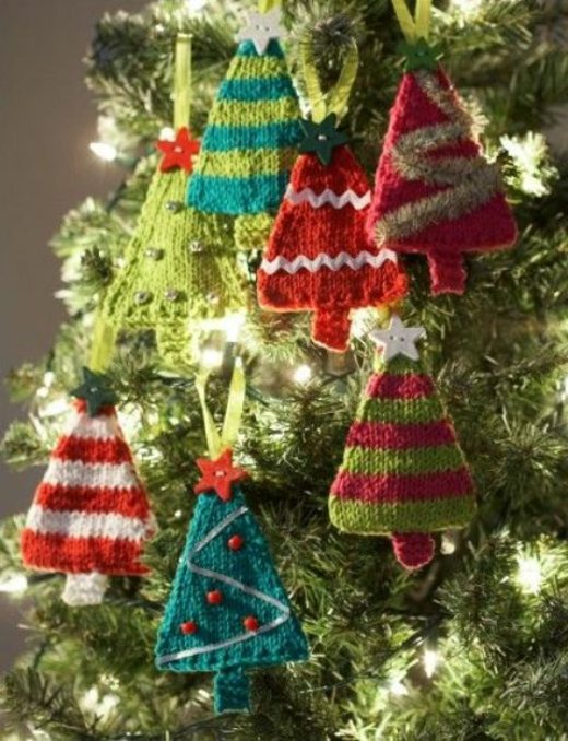 deco tricotee arbre Noel