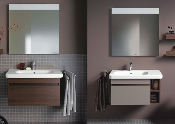 idée meuble salle bain modernes- duravit