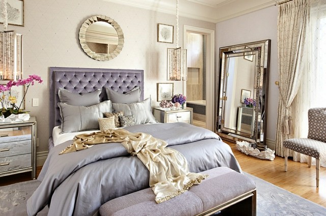 Tête de lit unique donne l'effet de luxe intérieur chambre 