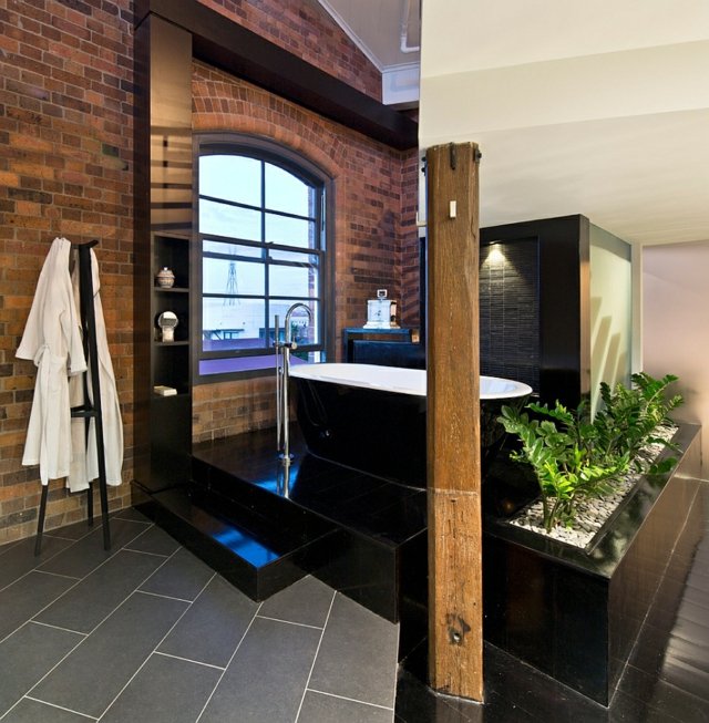 salle de bains style industriel spa