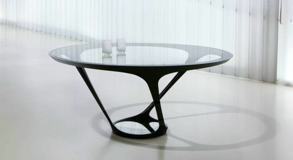 table ronde moderne roche bobois