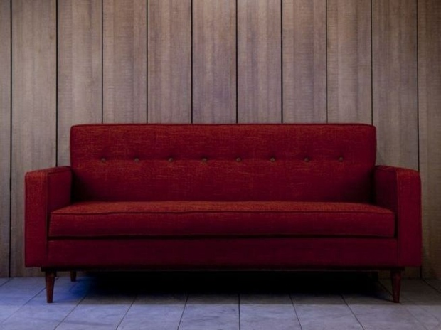 canapé elegant rouge Kann Design