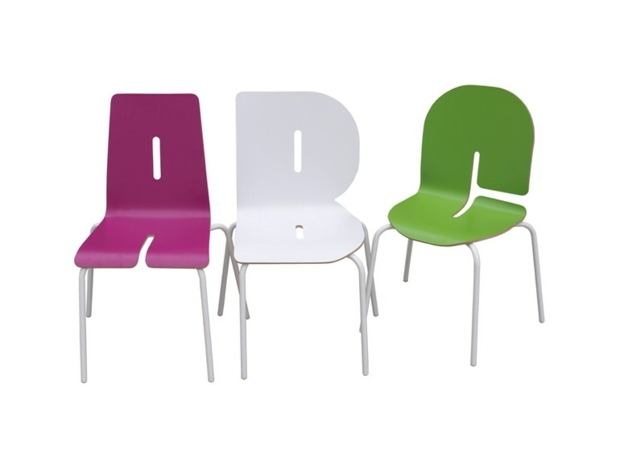 chaises design lettres Tabisso