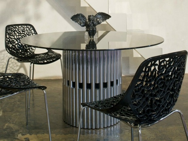 chaises elegantes plastique Casprini