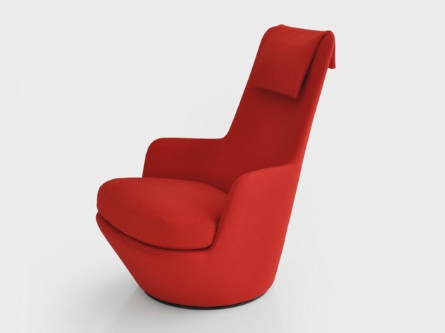 fauteuils contemporains rouge Bensen
