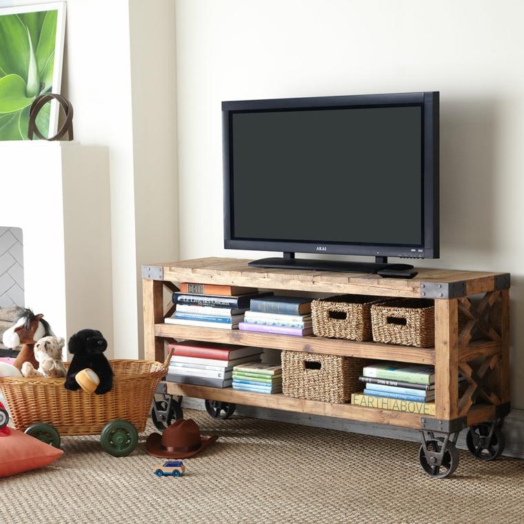 meubles télé DIY bois