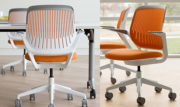 mobilier bureau durable chaise Cobi orange