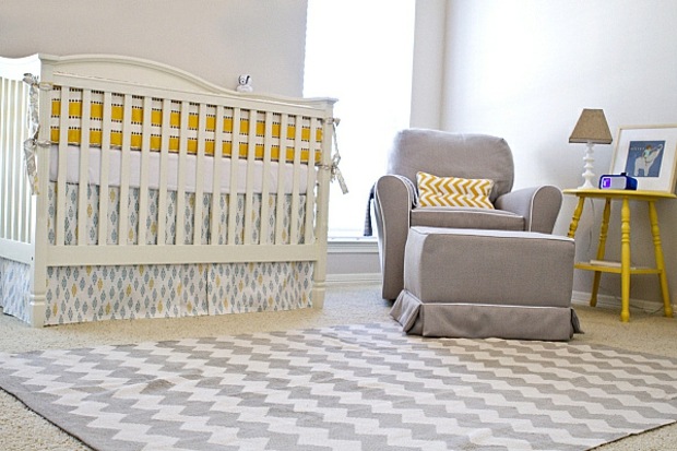 nursery déco riche en motifs tapis design