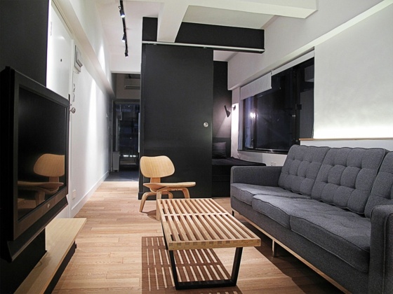 salon moderne eclairage design