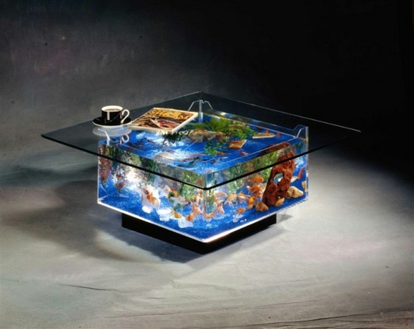 table basse aquarium Opulent Items