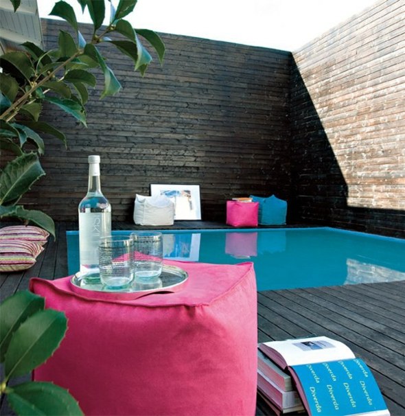 aménagement terrasse piscine bois