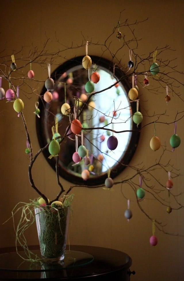 decoration interieure petit arbre paques