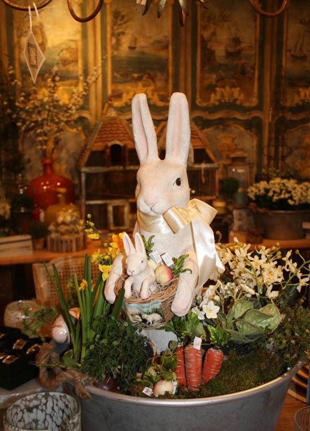decoration lapins paques