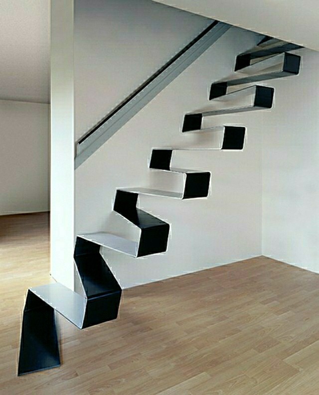 escalier idée petit appart petit espace moderne