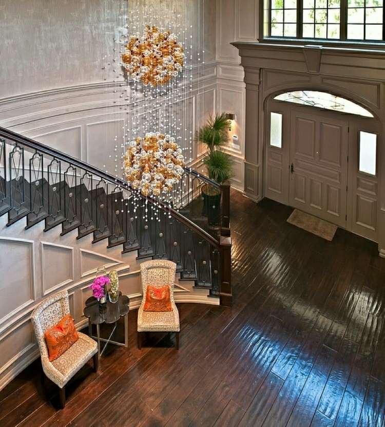 escalier pierre design contemporain maison grande déco originale super cool luxe