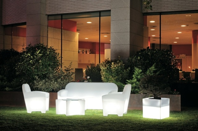 fauteuil de jardin lumineux set complet