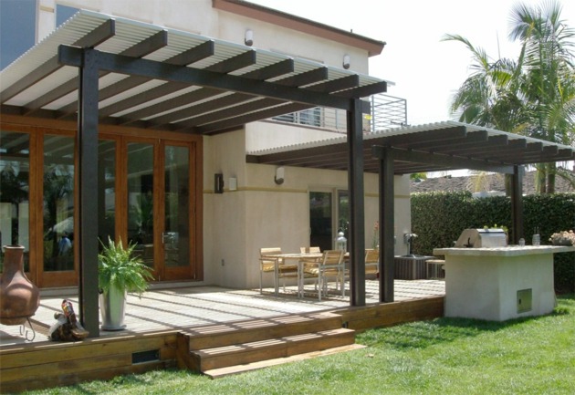 idee toit terrasse alu design moderne