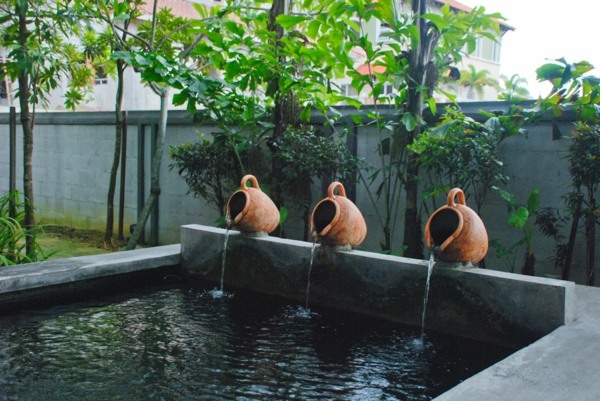 jardin zen etang eau