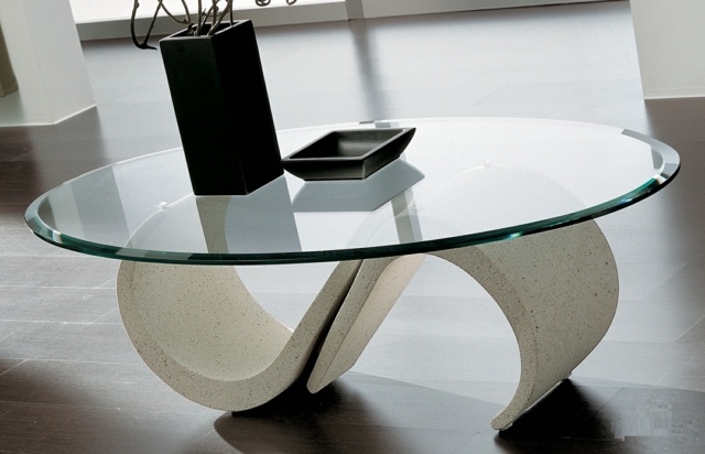 meuble salon design pierre verre 