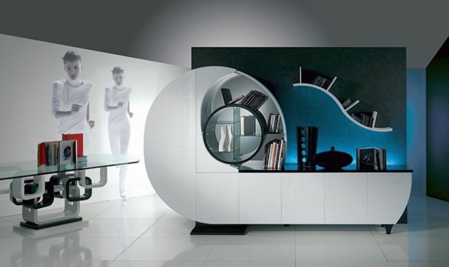 mobilier contemporain futuriste