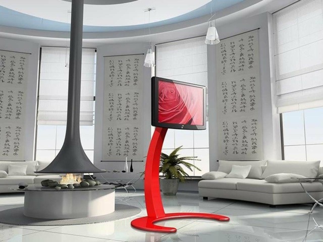 meuble TV design pied