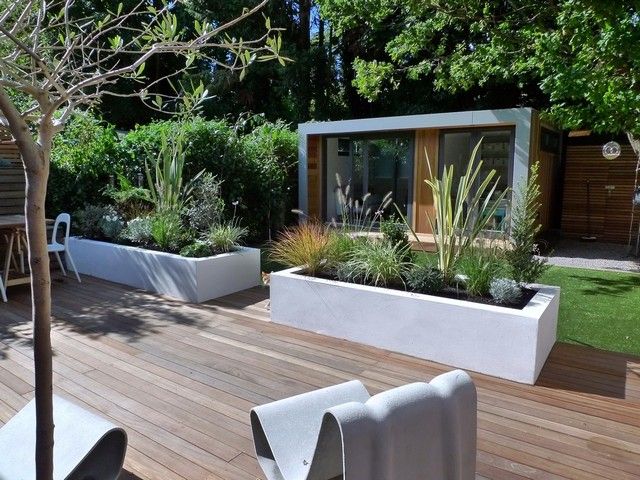 petit jardin amenagé terrasse design