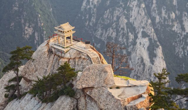 lieu sacré montagne céleste tourisme religion chine asie idée vacances