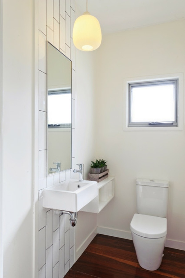 salle bain contemporaine blanc